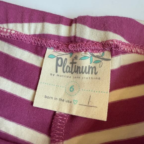 Matilda Jane Platinum Striped Ruffle Shorties 6 - Picture 6 of 7